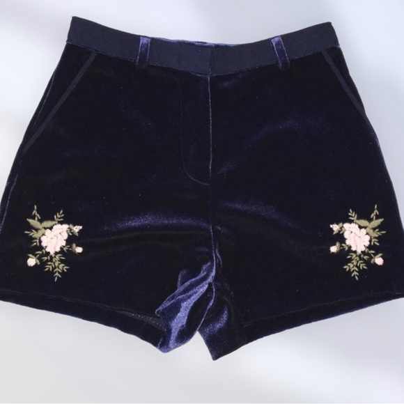 LC Lauren Conrad Runway Velvet Short Size 4 - Picture 2 of 6